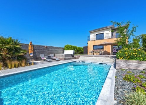 Villa Ti Laouen - Piscine chauffée et SPA - vue mer au calme